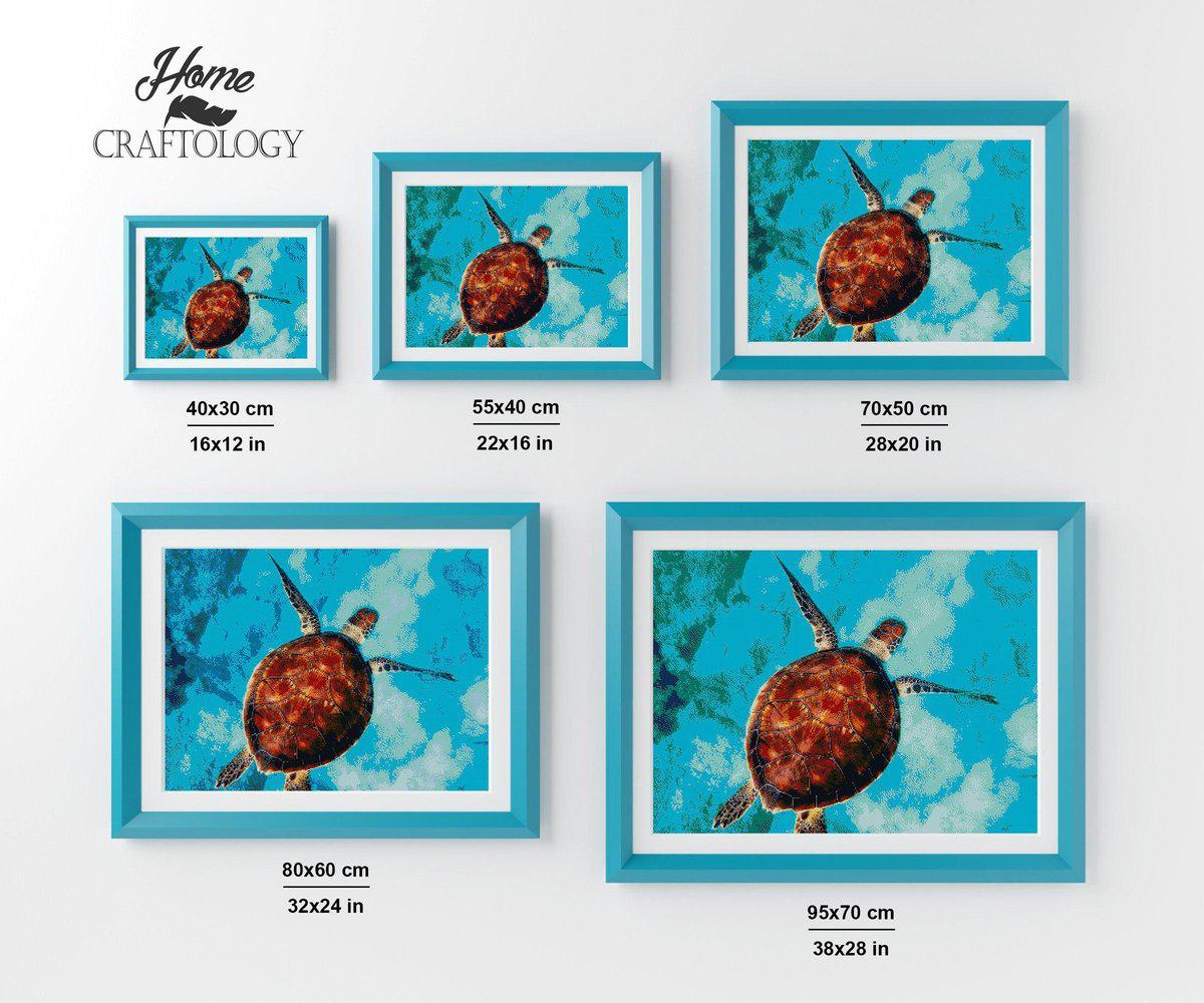 Sea Turtle - Premium Diamond Painting Kit