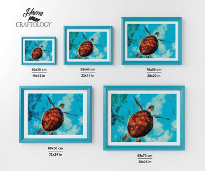 Sea Turtle - Premium Diamond Painting Kit