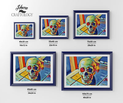 Neon Skull - Premium Diamond Painting Kit