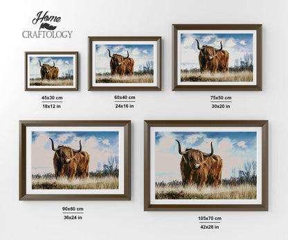 Highland Cattle - Premium Diamond Painting Kit