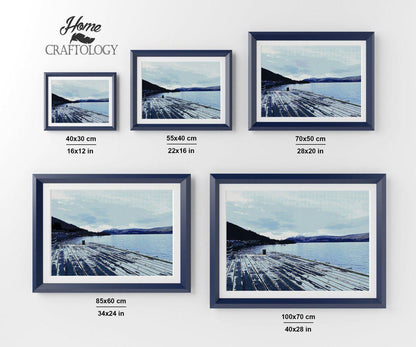 Dock at Loch Lomond - Premium Diamond Painting Kit