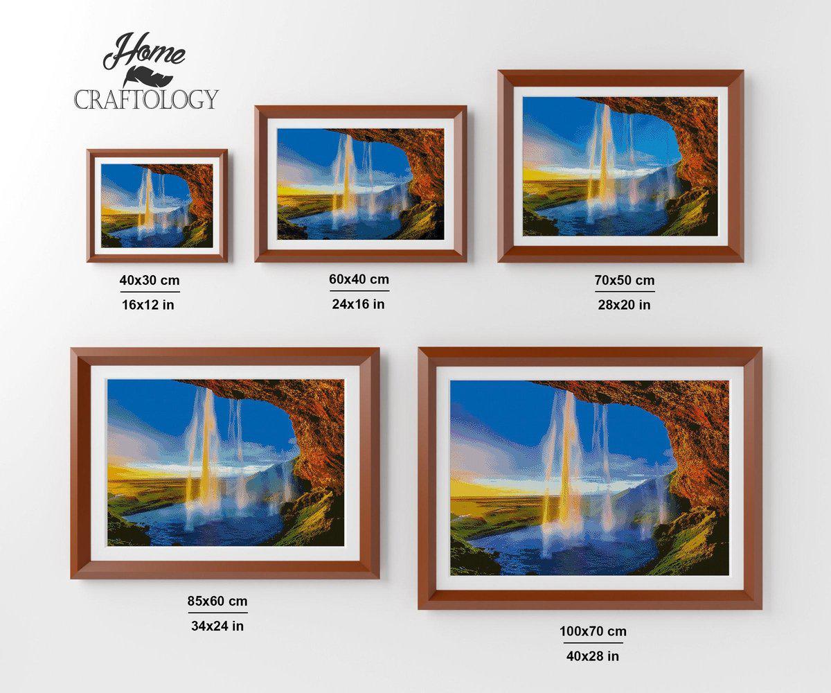 Skogafoss - Premium Diamond Painting Kit