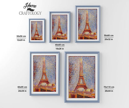 The Eiffel Tower Oil Painting - Premium Diamond Painting Kit