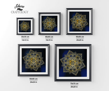 Gold Mandala - Premium Diamond Painting Kit