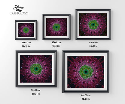 Peacock Mandala - Premium Diamond Painting Kit