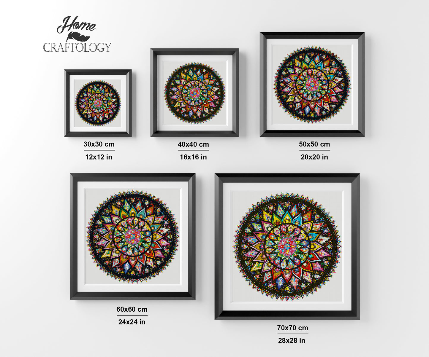 Sun Mandala - Premium Diamond Painting Kit