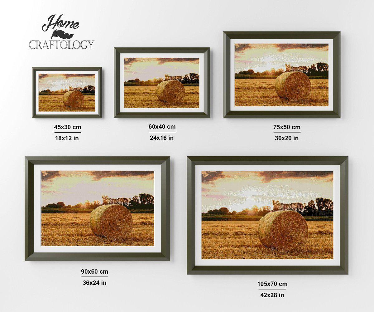 Hay Bale - Premium Diamond Painting Kit