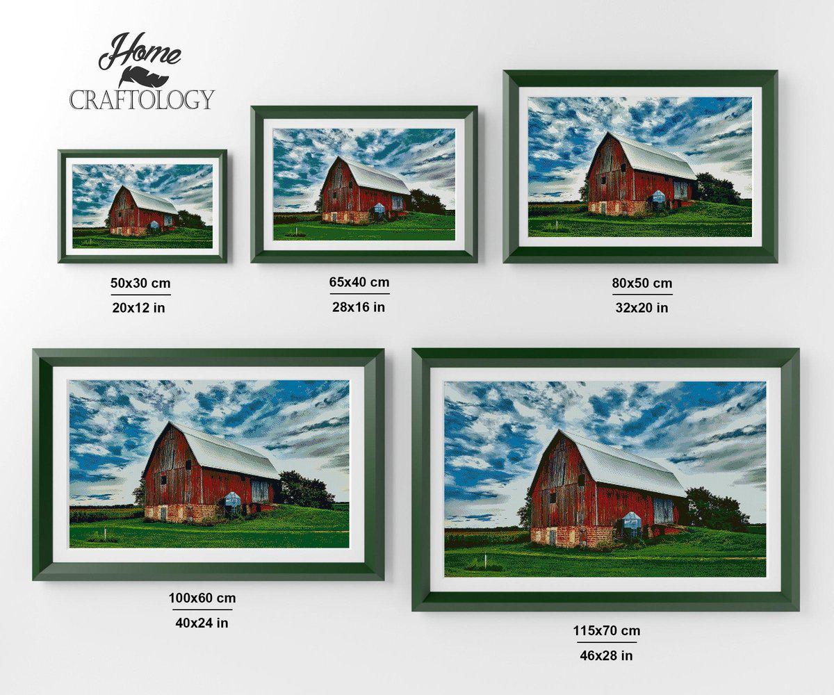 Red Barn - Premium Diamond Painting Kit