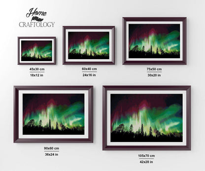 Spectacular Northern Lights - Premium Diamond Painting Kit