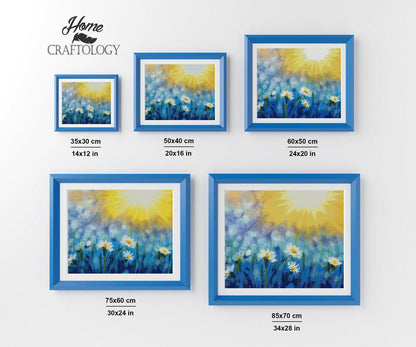 Daisies in the Sun - Exclusive Premium Diamond Painting Kit