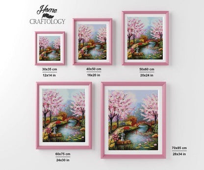 Japanese Garden - Exclusive Premium Diamond Painting Kit