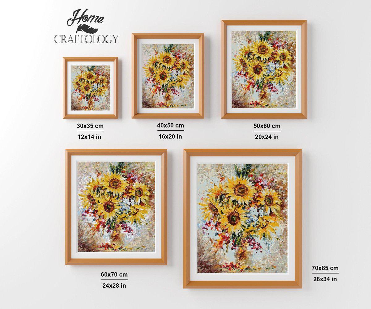 Sunflowers - Exclusive Premium Diamond Painting Kit