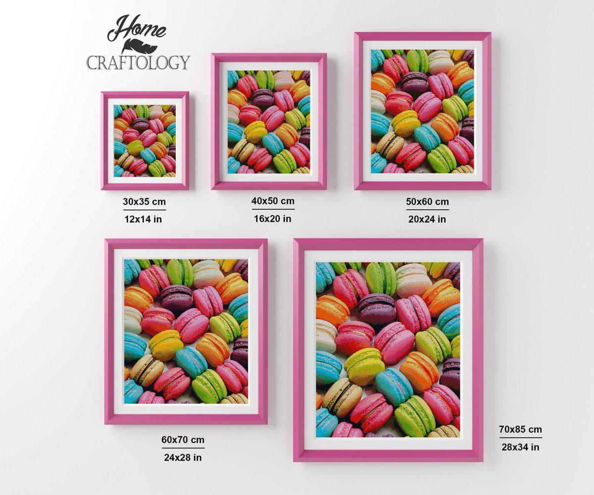 Yummy Macarons - Exclusive Premium Diamond Painting Kit