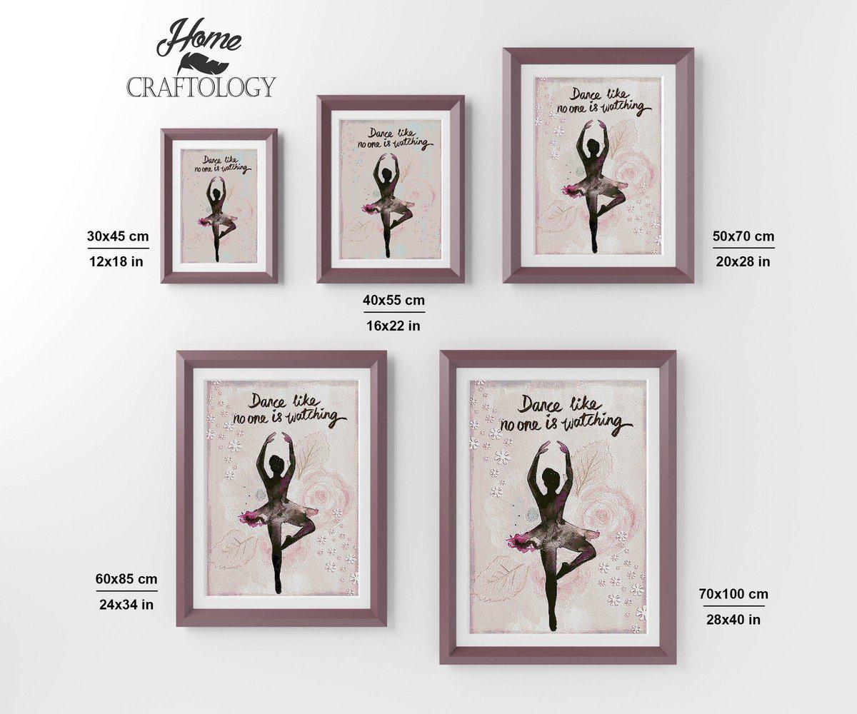 Dance Like No One's Watching - Premium Diamond Painting Kit