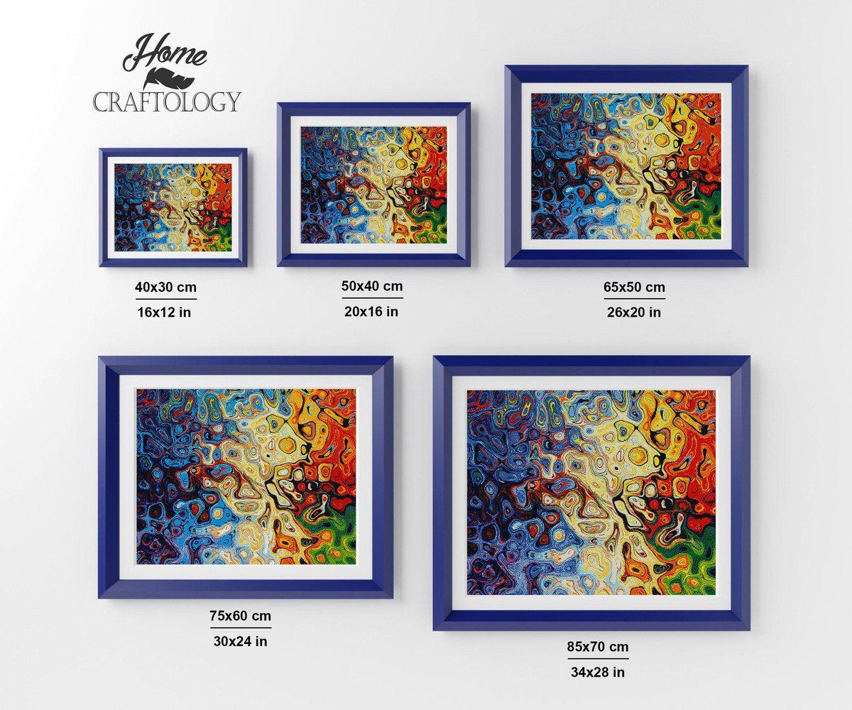 Abstract Background - Premium Diamond Painting Kit