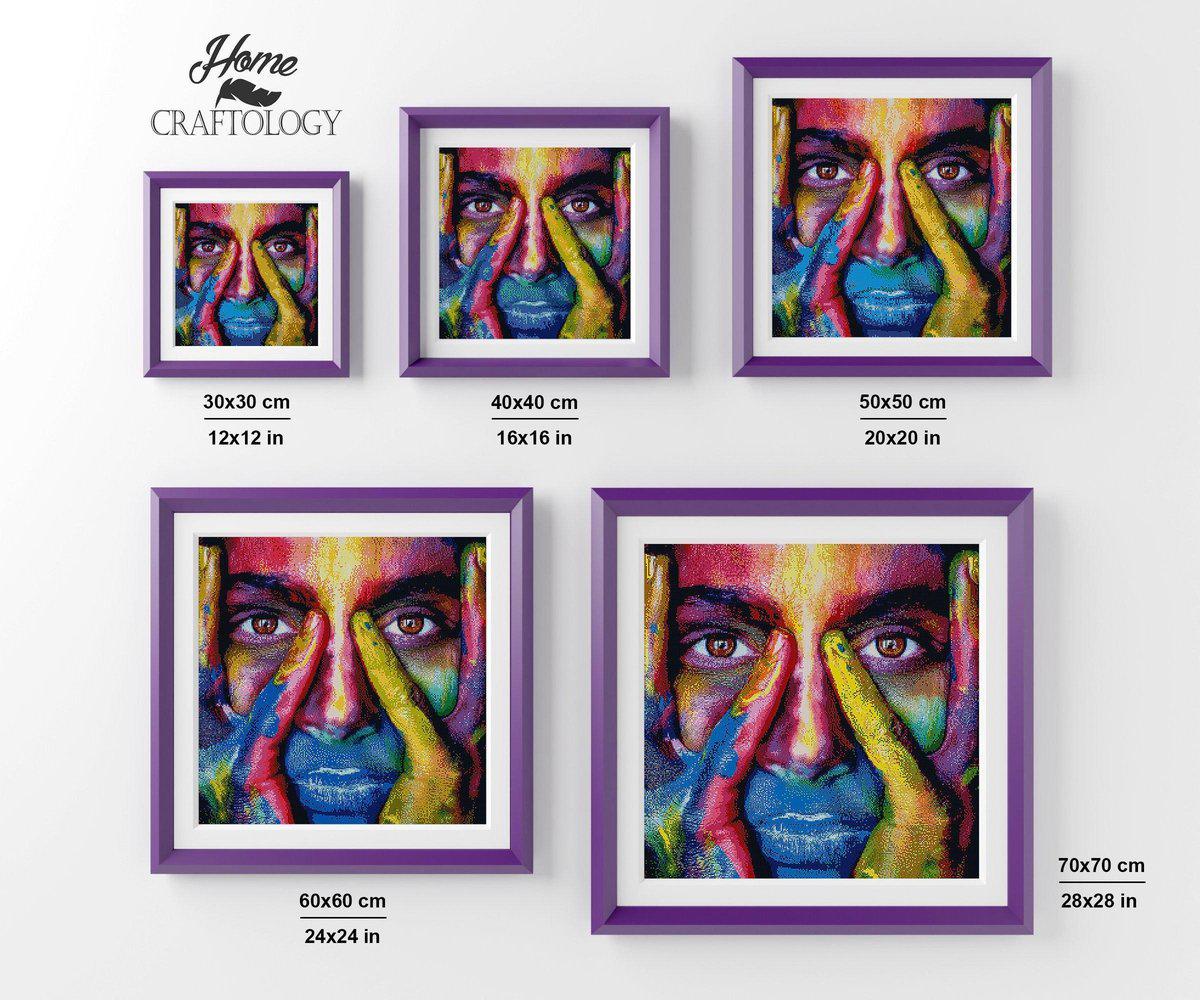 Face Painting - Premium Diamond Painting Kit