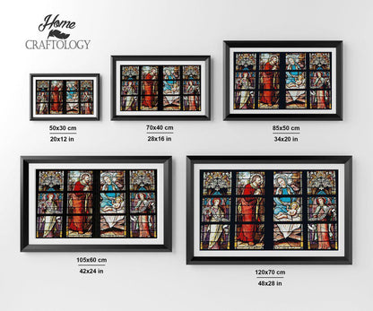 Church Stained Glass Windows - Premium Diamond Painting Kit