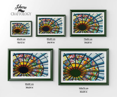Stained Glass Ceiling - Premium Diamond Painting Kit