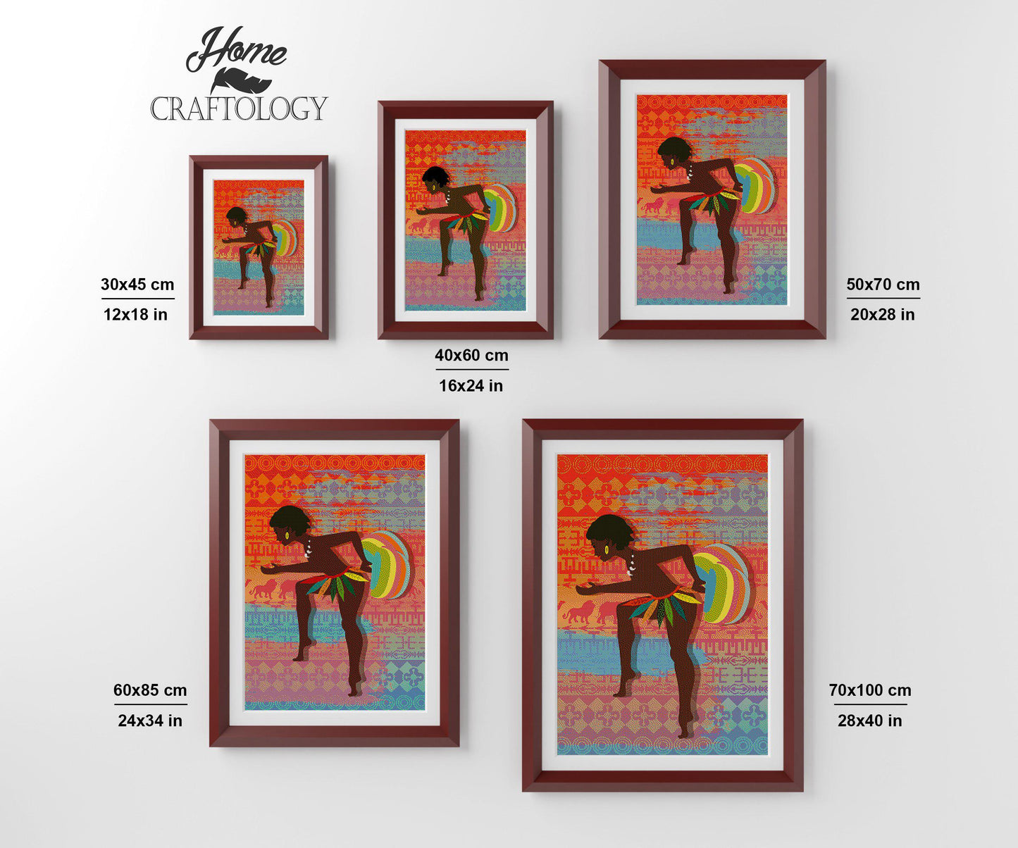 Woman Dancing - Premium Diamond Painting Kit