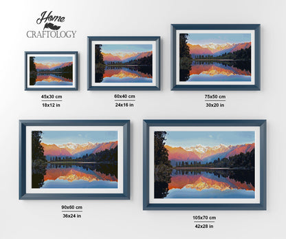 Lake Matheson - Premium Diamond Painting Kit