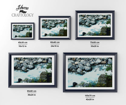 Waterfall Stream - Premium Diamond Painting Kit