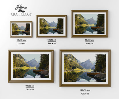 Alpine Lake - Premium Diamond Painting Kit