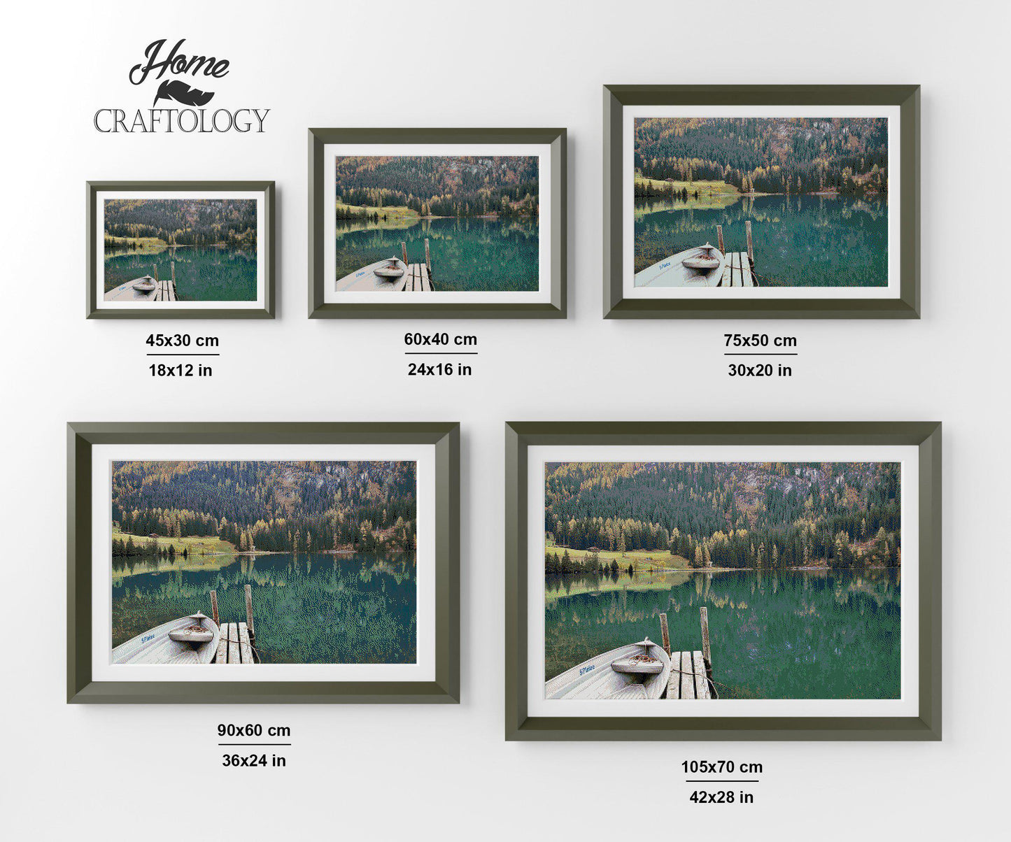 Lake Davos - Premium Diamond Painting Kit