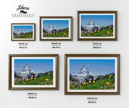 Meadow below the Alps - Premium Diamond Painting Kit