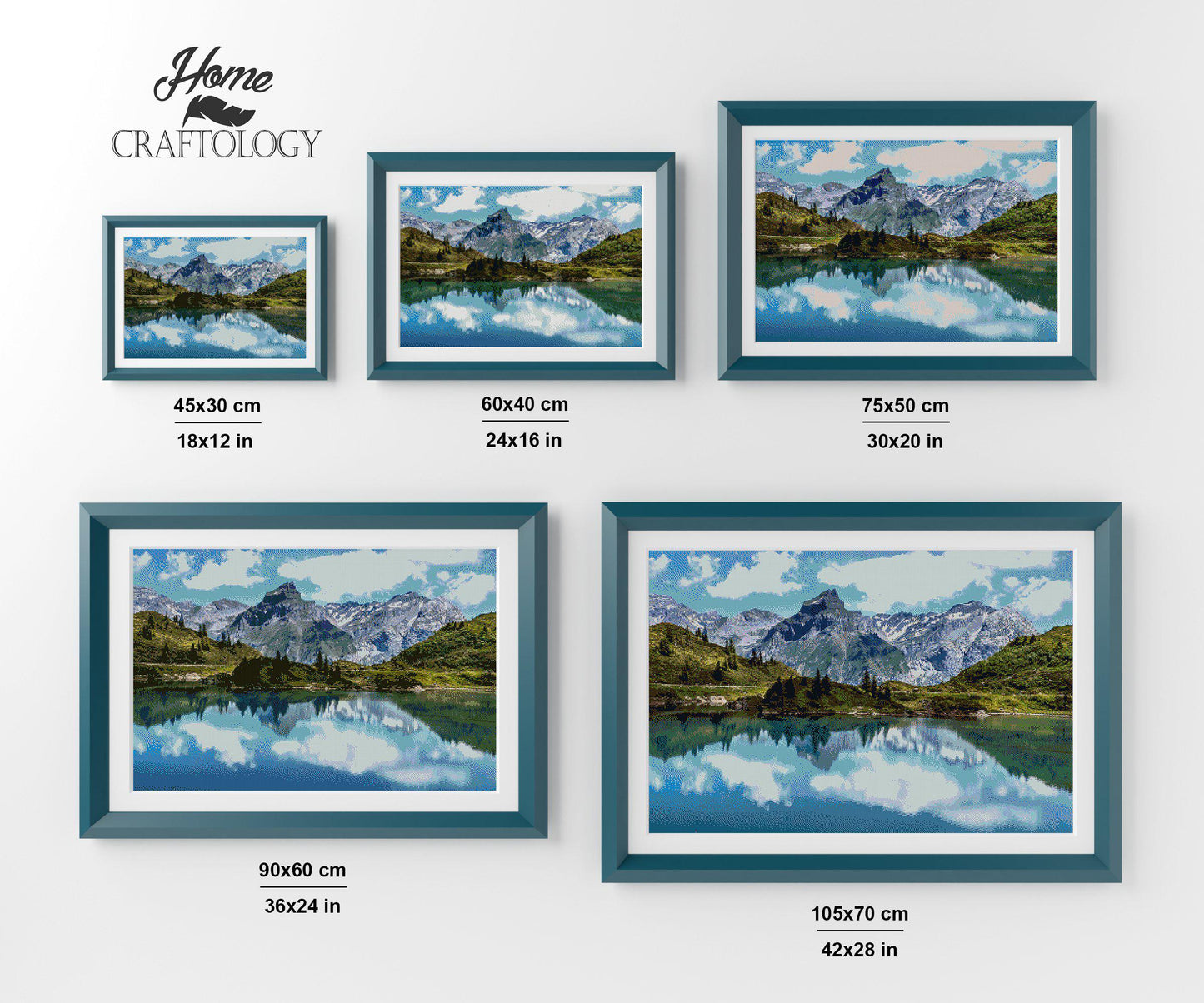 Titlis Mountain - Premium Diamond Painting Kit