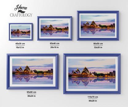 Sydney Opera House Night Lights - Premium Diamond Painting Kit