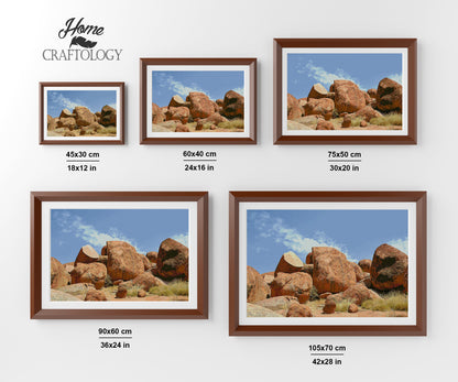 The Devils Marbles - Premium Diamond Painting Kit