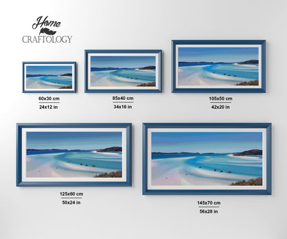 Whitehaven Beach - Premium Diamond Painting Kit