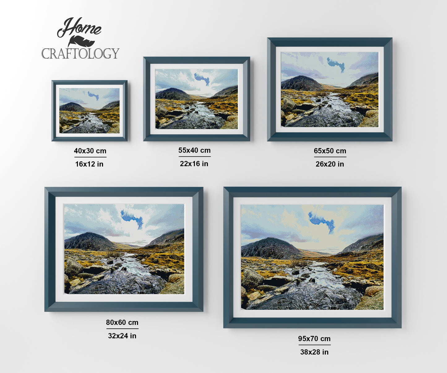 Rugged Wales Waterways - Premium Diamond Painting Kit