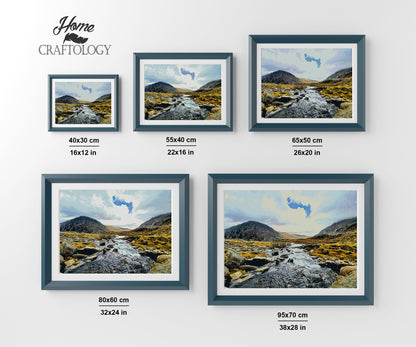 Rugged Wales Waterways - Premium Diamond Painting Kit