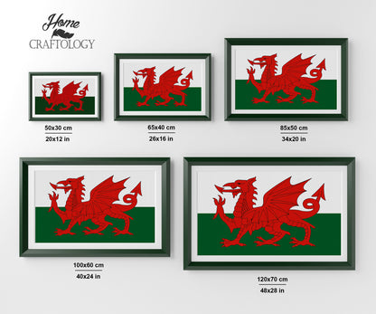 Wales Flag - Premium Diamond Painting Kit