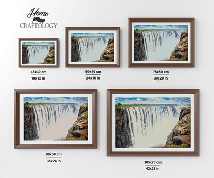 Victoria Falls - Premium Diamond Painting Kit