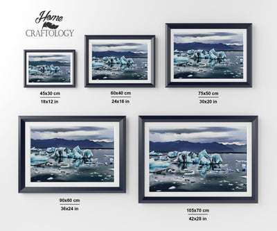 Icebergs - Premium Diamond Painting Kit