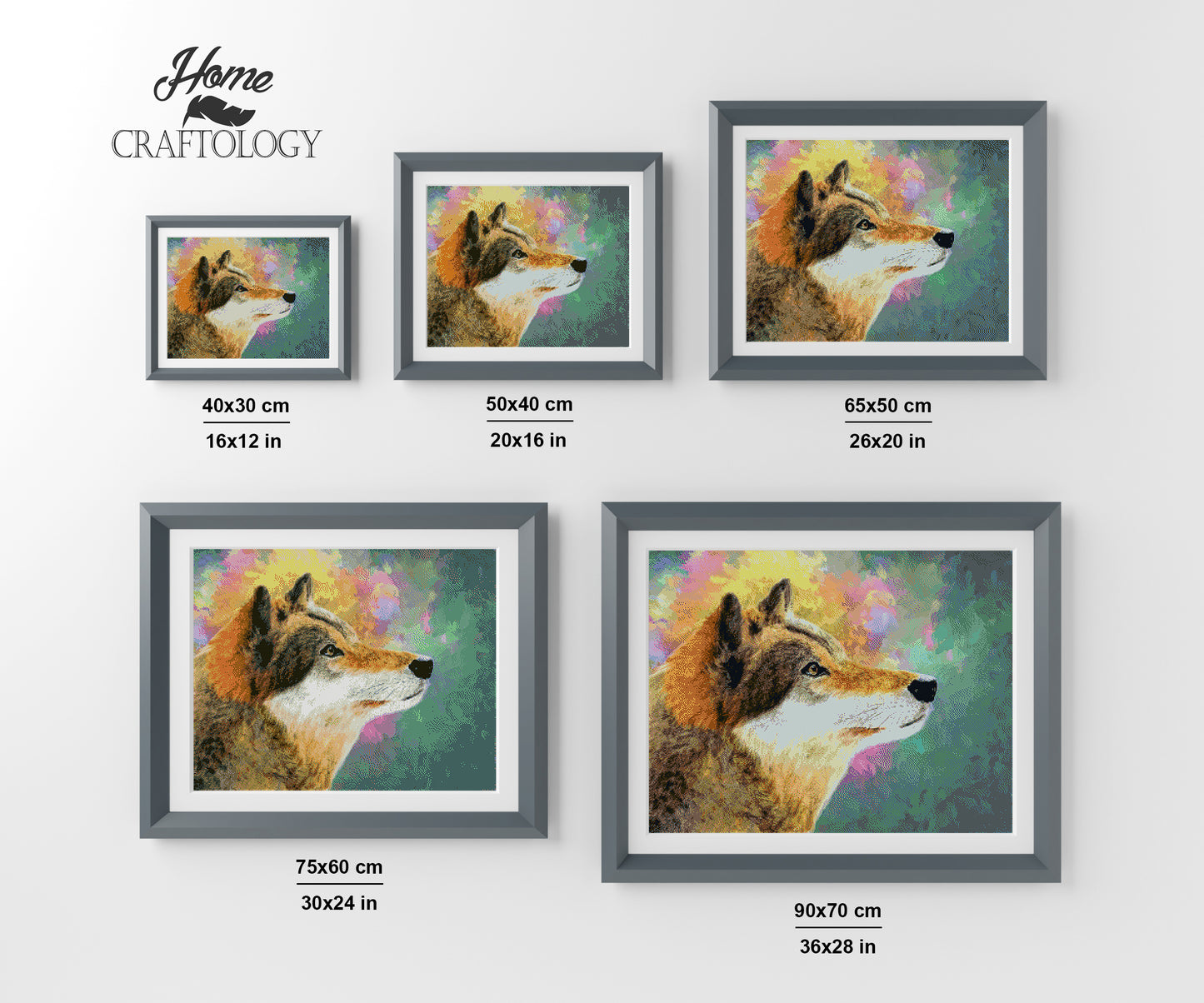 Beautiful Wolf Poster - Premium Diamond Painting Kit