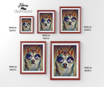 Coolest Husky - Premium Diamond Painting Kit