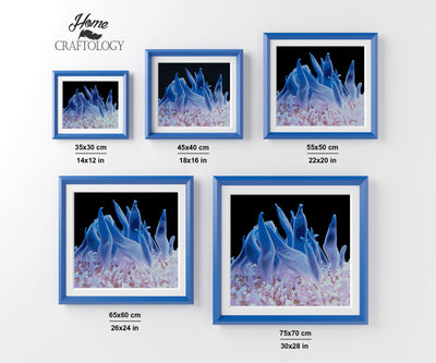 Blue Sea Anemone - Premium Diamond Painting Kit