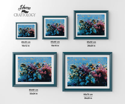 Busy Underwater - Premium Diamond Painting Kit