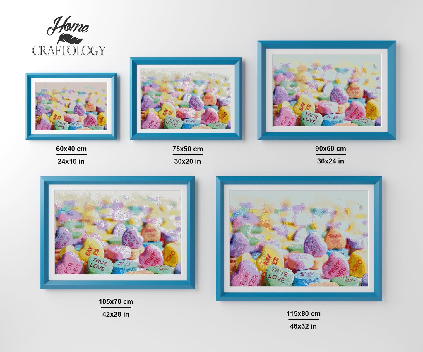 Heart Candies - Premium Diamond Painting Kit