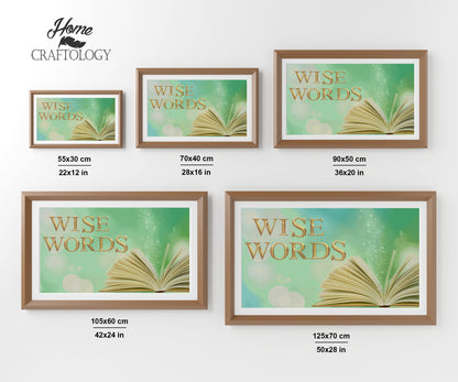 Wise Words - Premium Diamond Painting Kit