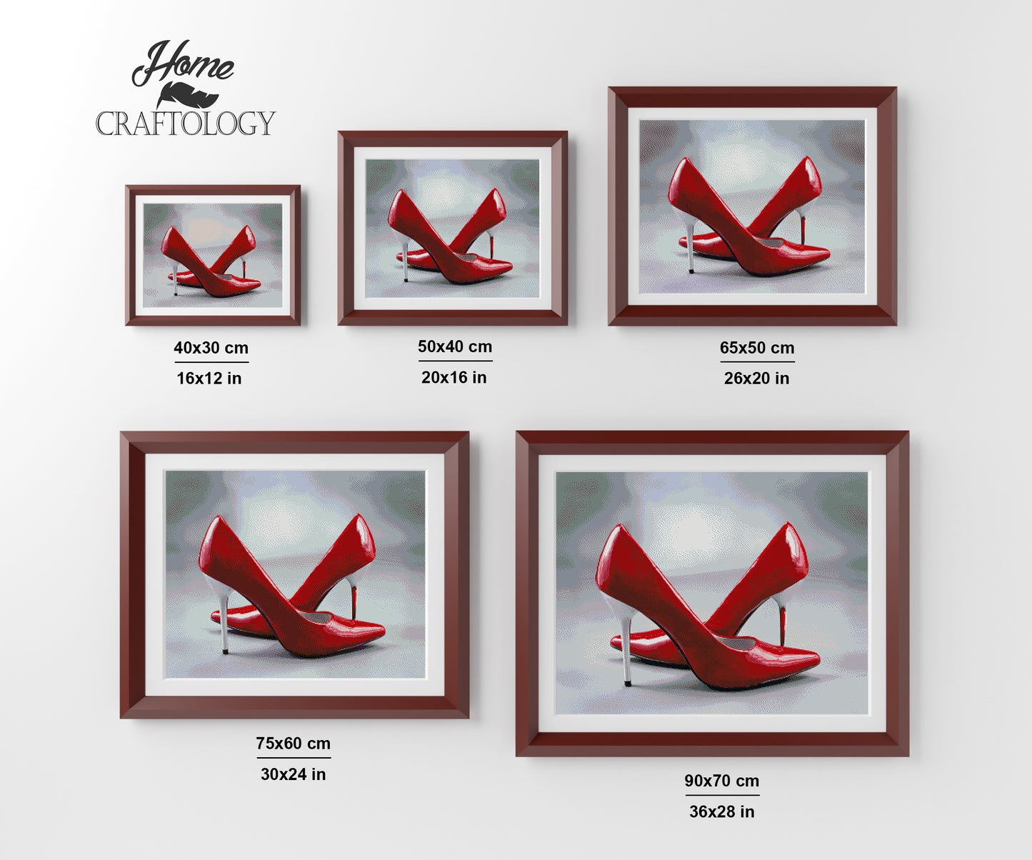 Red Stilettos - Premium Diamond Painting Kit