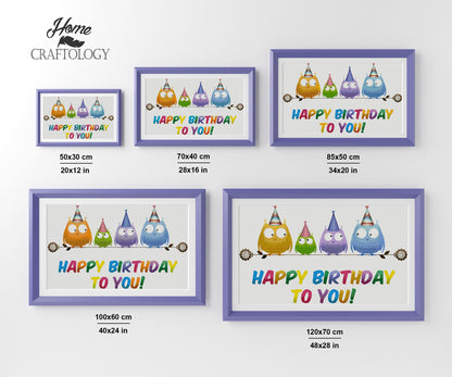 Happy Birthday To You - Premium Diamond Painting Kit