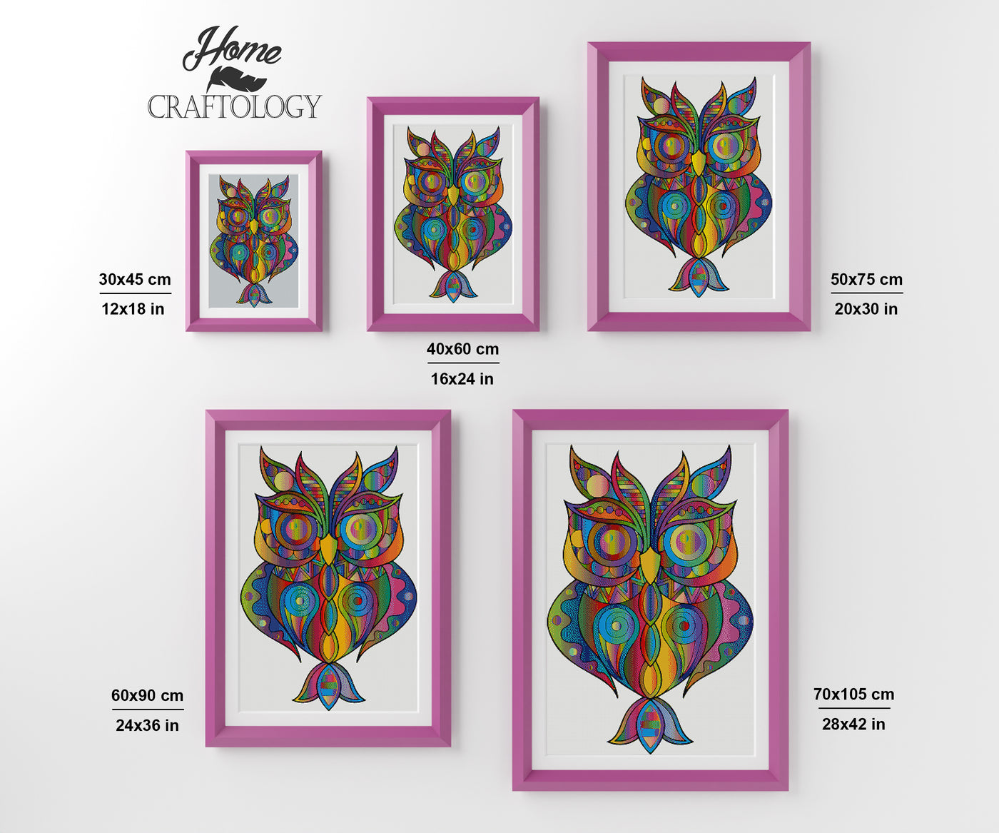 Shiny Owl - Premium Diamond Painting Kit