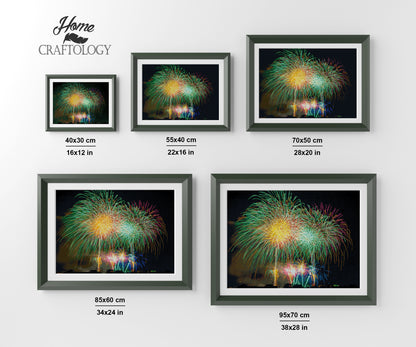 Fireworks and Fountains - Premium Diamond Painting Kit