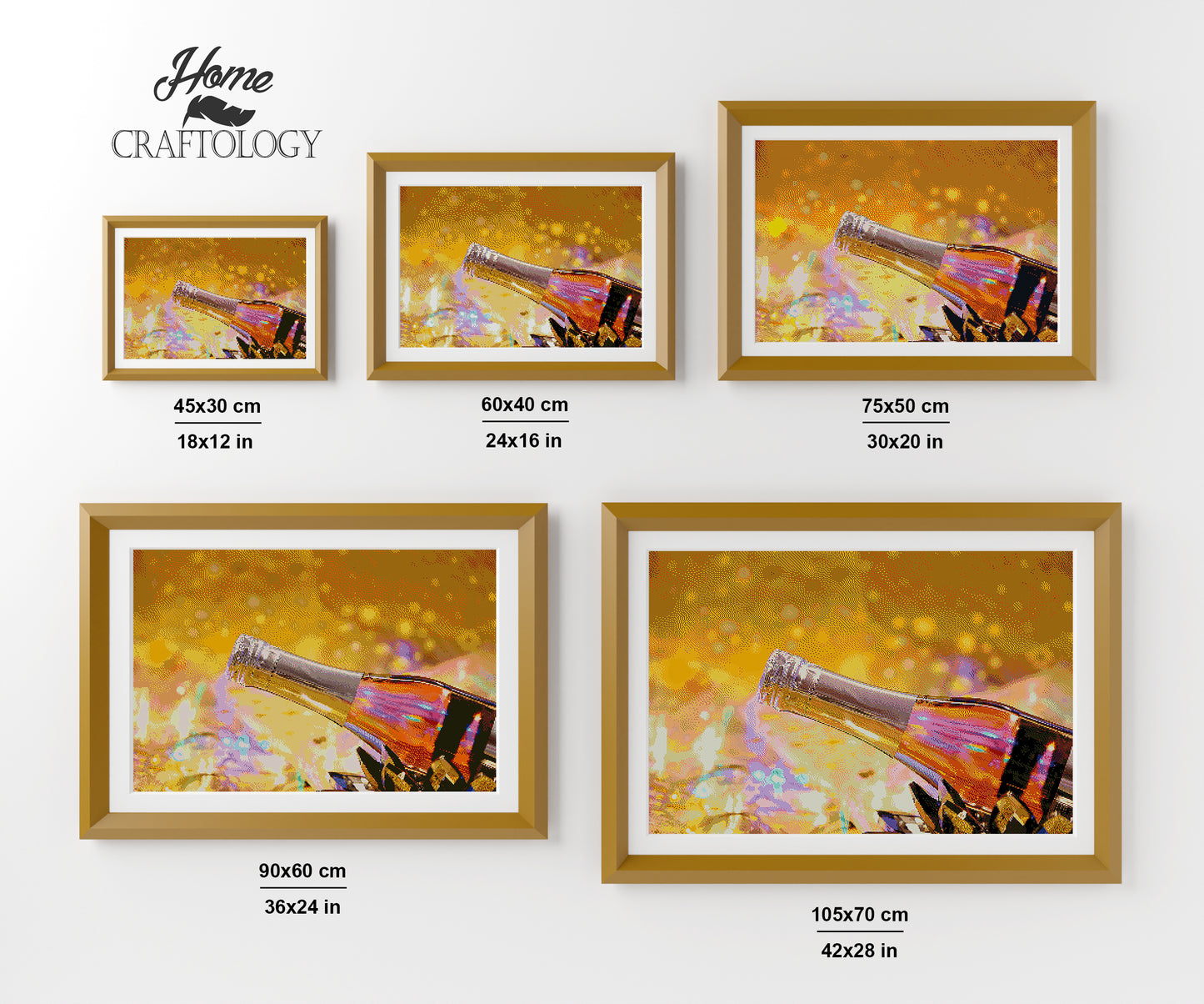 Sparkling Wine - Premium Diamond Painting Kit