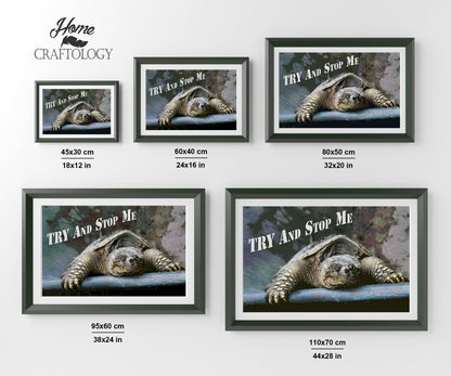 Try and Stop Me - Premium Diamond Painting Kit