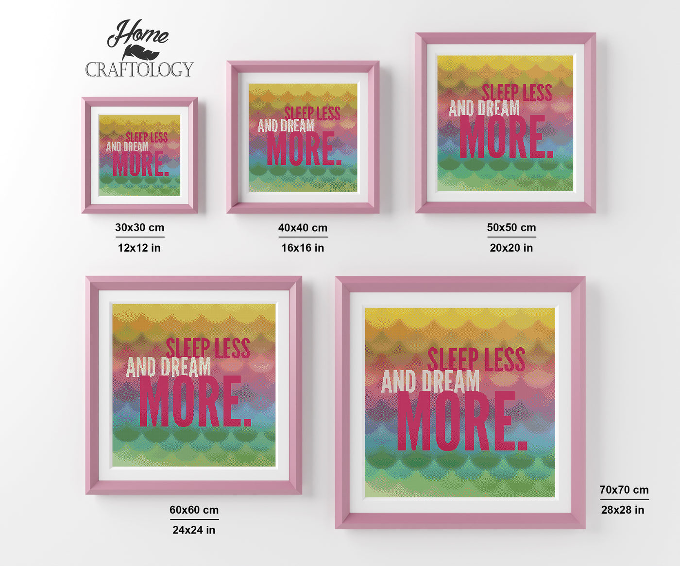 Sleep Less and Dream More - Premium Diamond Painting Kit